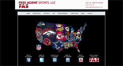 Desktop Screenshot of freeagentsports.com